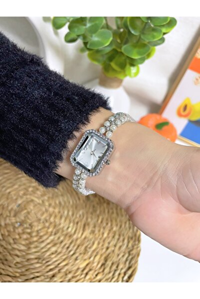 Bimodabu Zircon Stone Bead Cord Quartz Women's Wristwatch