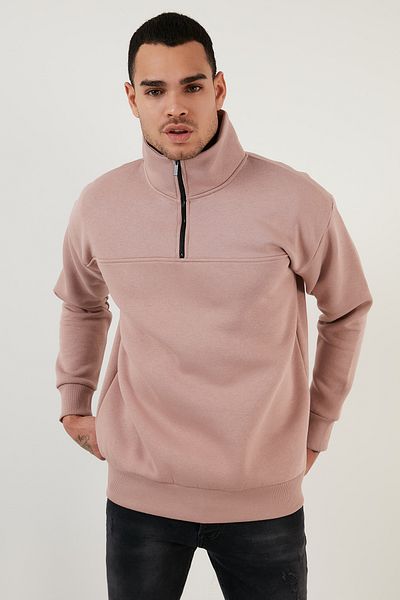 Buratti Sweat de iarnă pentru bărbați - Potrivire obișnuită, bumbac, păros în interior, ridicat moale 59053431