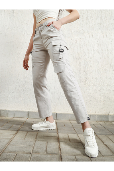 Hubberholme By Styli Mid Rise Regular Fit Cargo Pants