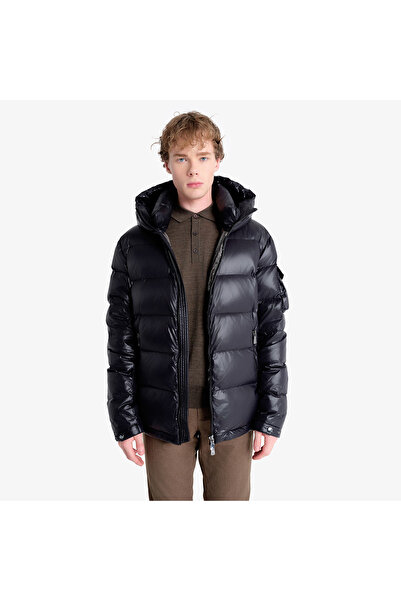 Greyder Erkek Parlak Siyah Su İtici Mont 4K1TM83521