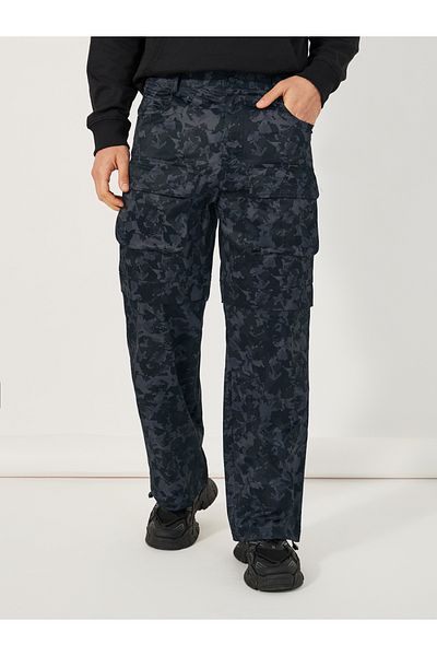 Styli Premium Camouflage Print Relaxed Fit  Cargo Pants