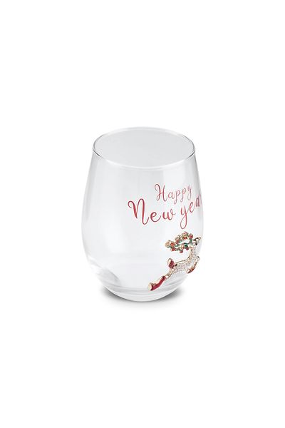 Karaca New Year Christmas Pine Tree Soft Drink Glass 535 ml