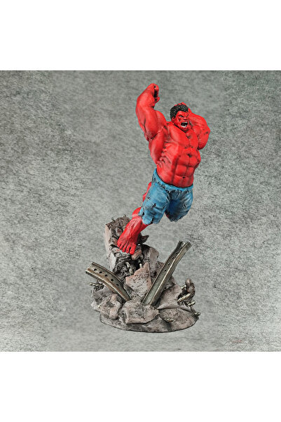 PWUL WORKS Red Hulk Figür 34 Cm