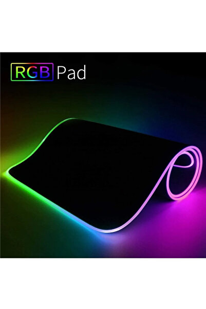 MASLİNG Profesyonel RGB' li Işıklı Mousepad 80*30 cm 3mm Süper Kalite Işıklı ...