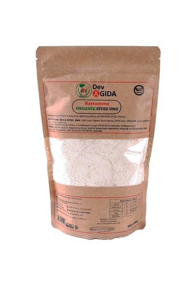 Devrekani DevA Organik Sertifikalı Taş Değirmen Tam Siyez Unu 1 Kg