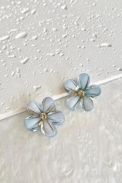 emtakim Parlak Taşlı Çiçekli Kıstarlama Mandal Toka Seti Iki Adet, Kadın Toka...