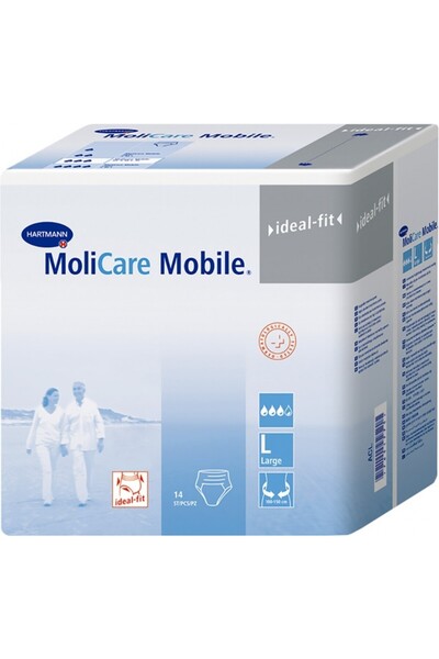 MOLICARE سراويل داخلية ماصة للموبايل من هارتمان L T3، 14 قطعة