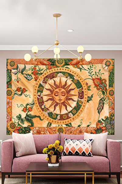 Vendini Kaliteli Kumaş , Canlı Renkler Duvar Örtüsü Duvar Halısı Wall Tapestry