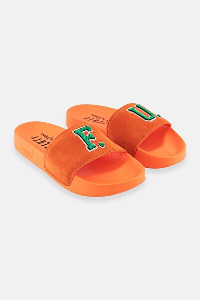 Fenty PUMA by Rihanna Kids Girl Leadcat Fenty Slip On Outdoor Slides, Orange
