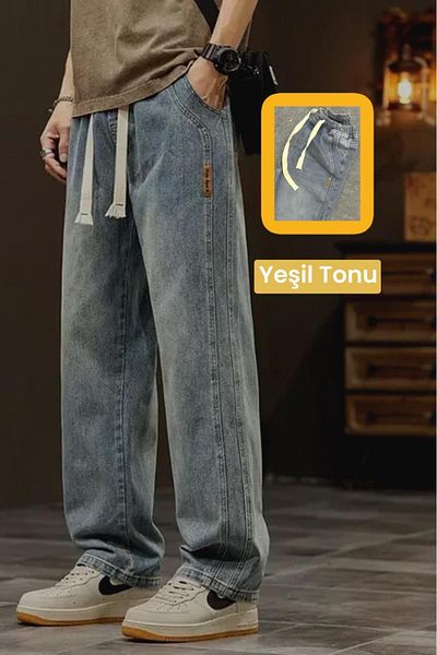 Oksit Ανδρικό τζιν παντελόνι Reax Streetwear Ελαστική μέση με ίσιο πόδι