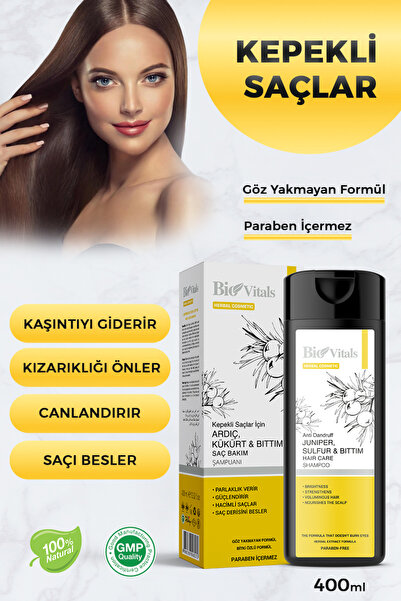 Bio Vitals Juniper Sulfur - Bıttım Shampoo