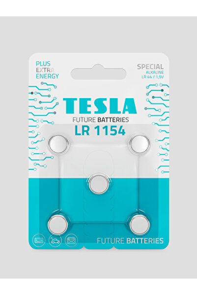 TESLA LR1154 AG13 L1154 G13A 357A SR44 1,5V Alkalin Düğme Pil – 5’li Pk. | Saat, Hesap Makinesi, Oyuncak