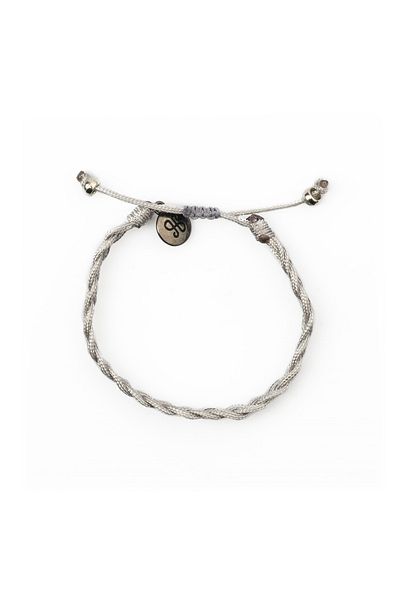 Happy-Nes Gray Knitted Anklet