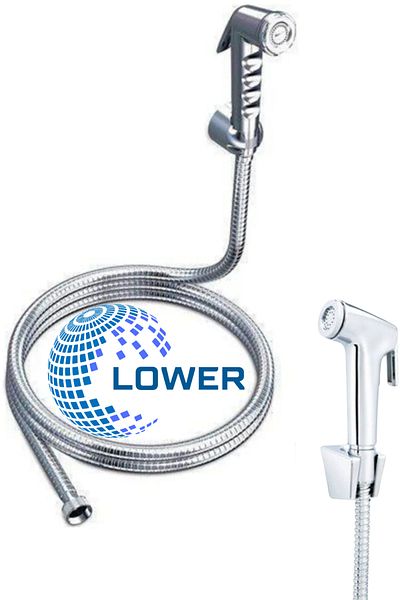 LOWER Bidet Spiral with Gun Stainless Double Bidet Steel Hose Bidet with Gun