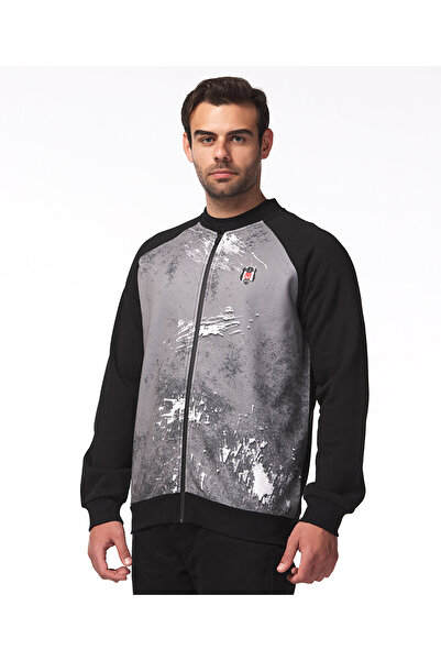 Kartal Yuvası BEŞİKTAŞ ERKEK FERMUARLI SWEATSHIRT 7425269T3