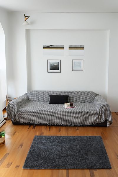 Koza Mix towel Anthracite 300X170 cm Koyrugrey Goose Feet