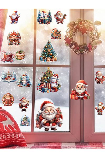 aiki Christmas Decorations - Glass and Wall Sticker