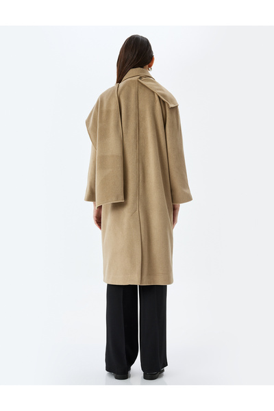 Koton Dlouhý kašmírový šátek na knoflíky