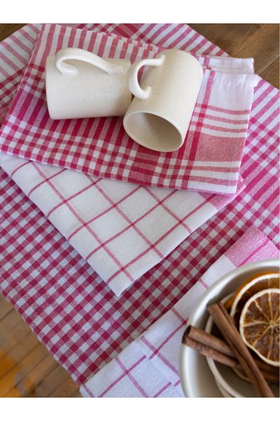 Koza Mix towel Set de prosoape de bucătărie cu model Pöti Square din 4 piese - cârpă pentru spălat vase