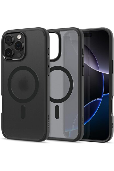Spigen iPhone 16 Pro için Ultra Hibrit MagFit kılıf [MagSafe uyumlu] - Frost ...