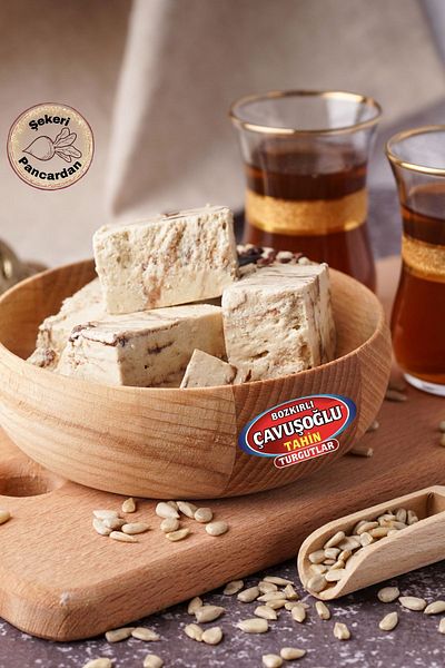 Bozkırlı Çavuşoğlu 950g Tahini Halva with Cocoa