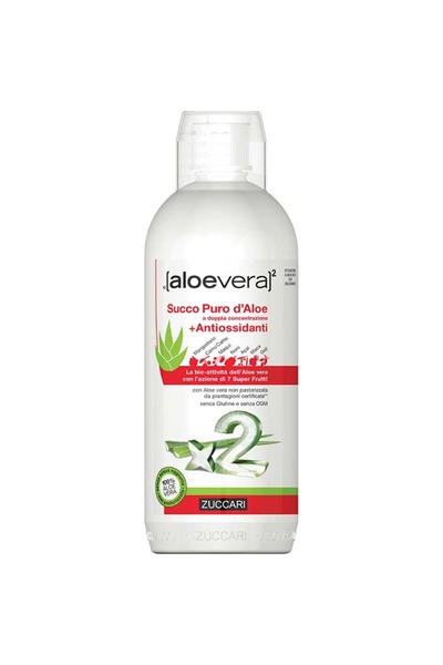 zuccari عصير الصبار النقي مع مضادات الأكسدة، 1000 مل