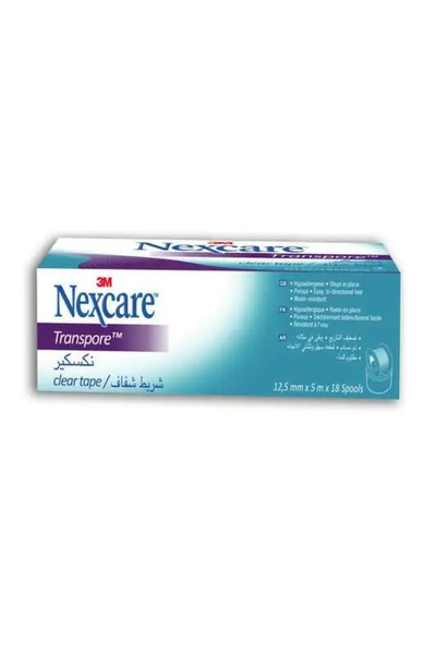 Nexcare ترانسبور 12.5 مم × 5 م 18 ثانية