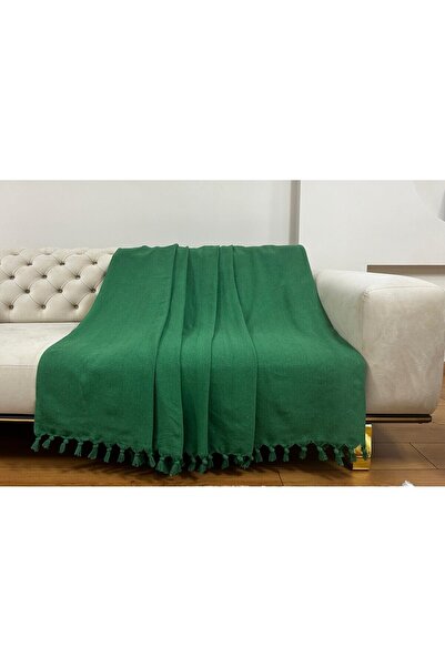 Koza Mix towel YEŞİL KOLTUK ÖRTÜSÜ BALIK SIRTI DESEN 180*210