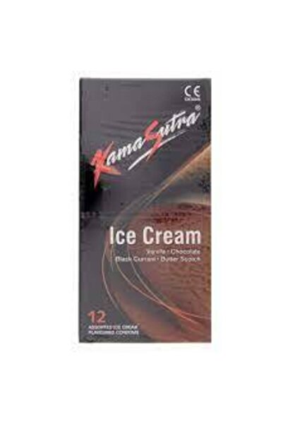 ANSELL (UK) LTD واقيات ذكرية على شكل آيس كريم من كاماسوترا، 12 قطعة