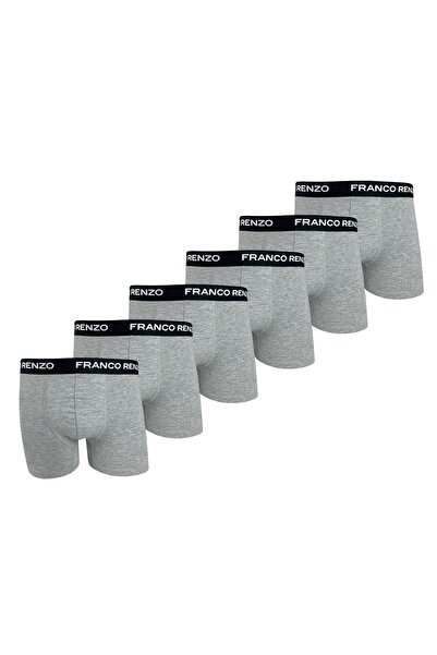 FRANCO RENZO Ανδρικό μπόξερ 6 τεμαχίων Luxury Box Boxer από βαμβάκι και Lycra
