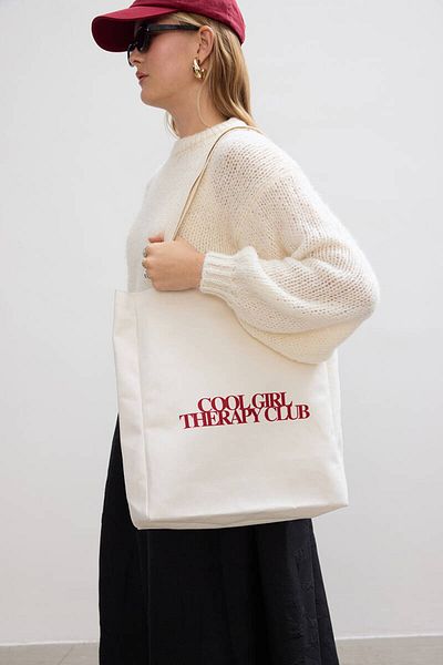 BE BLUE Girl Therapy Canvas Bag