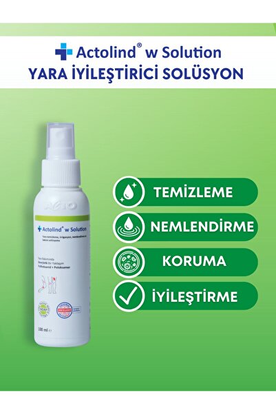 Actolind W Solutıon 100 ml Yara Iyileştirme Solüsyonu