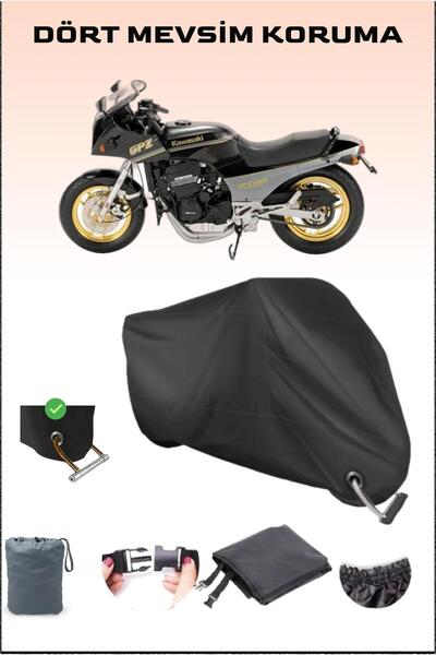 Breen قفل أسود متوافق مع القماش المشمع للدراجات النارية Kawasaki Gpz 900 R، آ...