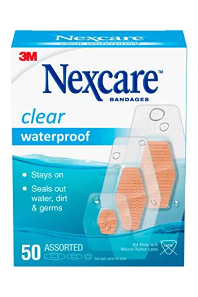 Nexcare شفاف مقاوم للماء مقاس واحد 50S