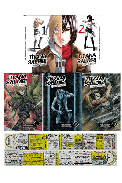 Alfa Yayınları Titana Saldırı Kayıp Kızlar 1-2. Ciltler + Çöküşten Önce 1-2-3...