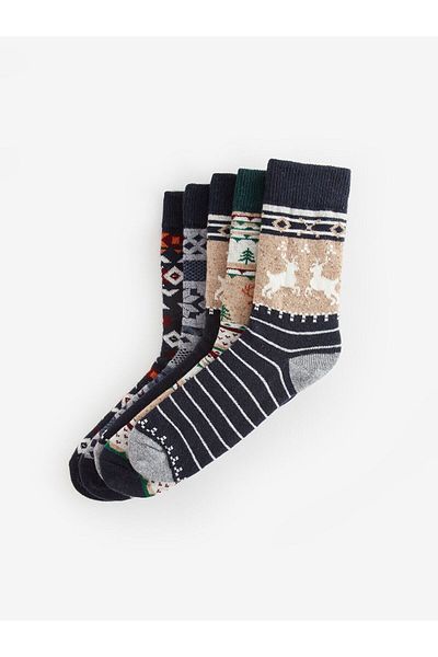 LC Waikiki Lcwk Patterned Men's Socks 5-Piece