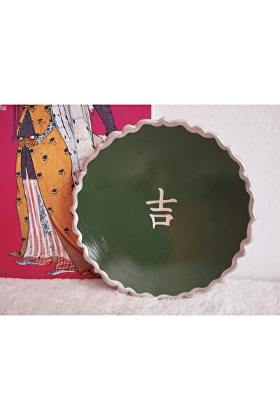 Martısera Şans Takı Tabağı Dekoratif Tabak El Yapımı Seramik