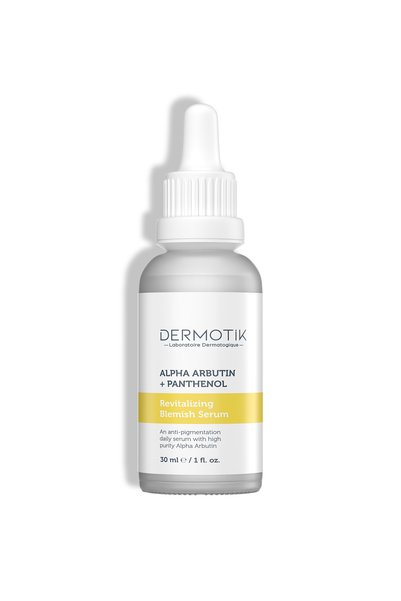 Dermotik Anti-Blemish Brightening & Skin Tone Equalizing Alpha Arbutin + Panthenol Daily Care Serum