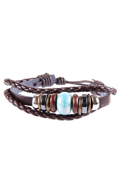 Rouge Survive Blue Beaded Unisex Bracelet