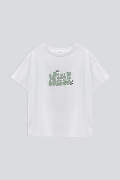 BABOKAH (KIDS GIRL) Big Ba Štampano Jesus Sleeve Ov Oversize kroj - majica