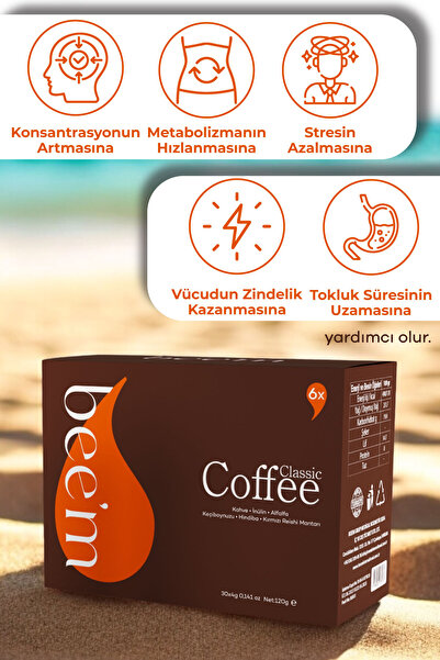 BEEM Kilo Vermeyi Destekleyen Klasik Kahve 30 Şase