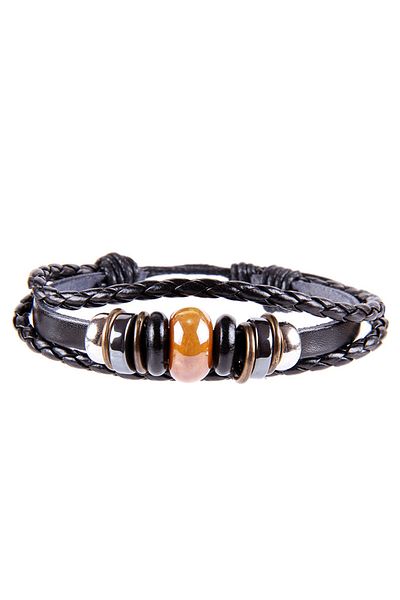 Rouge Survive Orange Beaded Unisex Bracelet