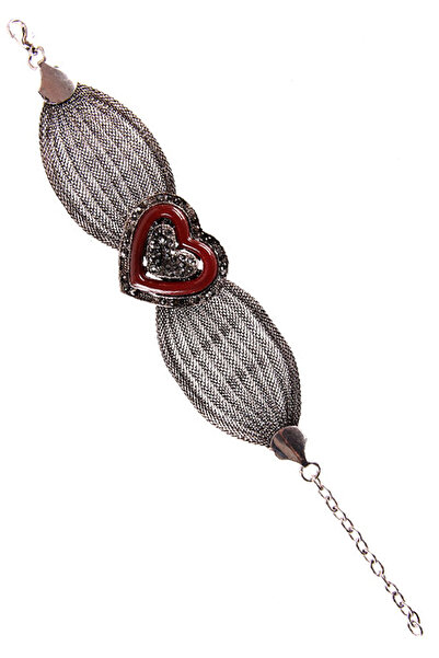 Rouge سوار نسائي أصلي على شكل قلب من القش