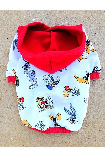 PATİBÖR Bugs Bunny 100% Cotton Fabric Dog Sweatshirt
