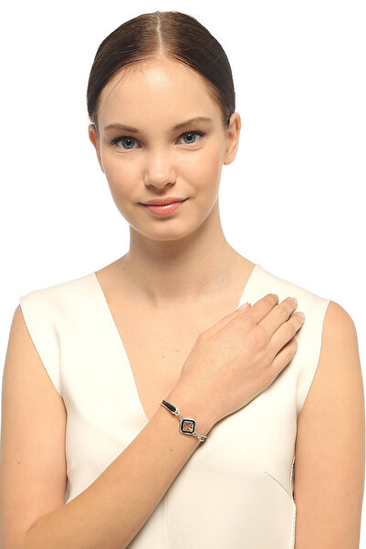 Rouge الزركون حجر ختم سوار المرأة