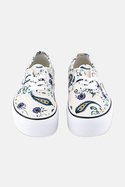Vans Women Authentic Stack Lace Up Shoes, White