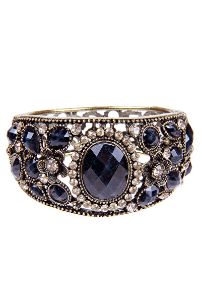 Rouge نموذج أصفاد معدنية من الحجر الأسود للنساء