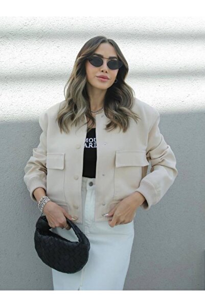 Trendy Mall Lined Women's Seasonal Bomber Jacket
