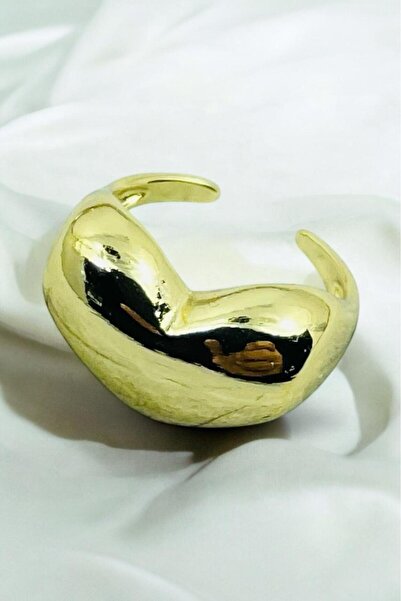 TRENDTAKI altın kaplama kalp yüzük spor 001