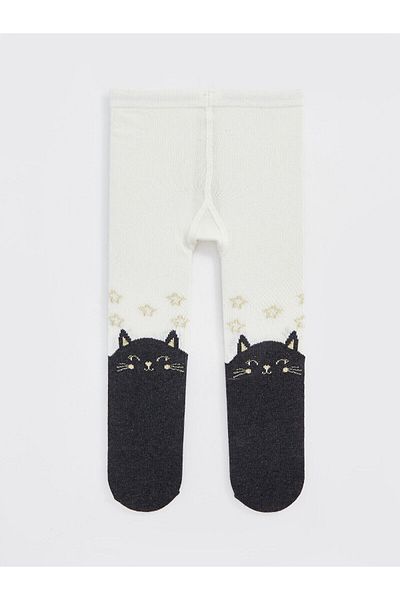 LC Waikiki Lcwk Printed Baby Girl Pantyhose